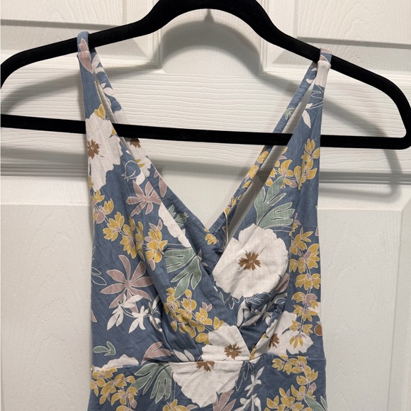 Patagonia Amber Dawn Dress in Blue and Yellow Floral - Picture 2 of 4